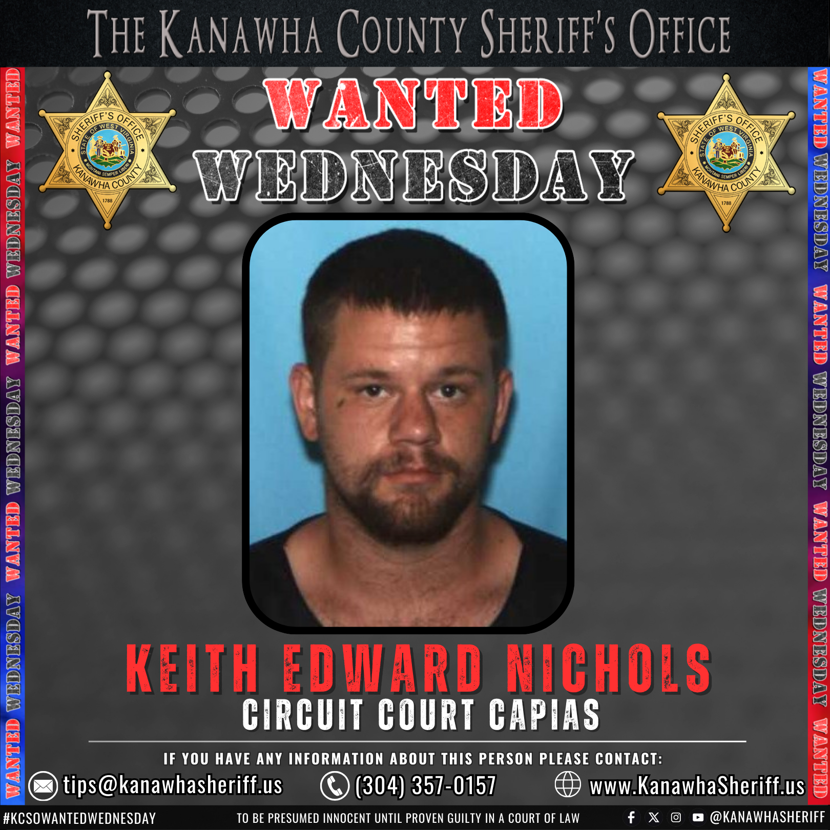 Wanted Wednesday Suspect: Keith Nichols